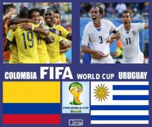 yapboz Kolombiya - Uruguay, Sekizinci finallerinde, Brezilya 2014